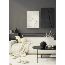 OBRAZ 3D RELIEF NO2 BLACK